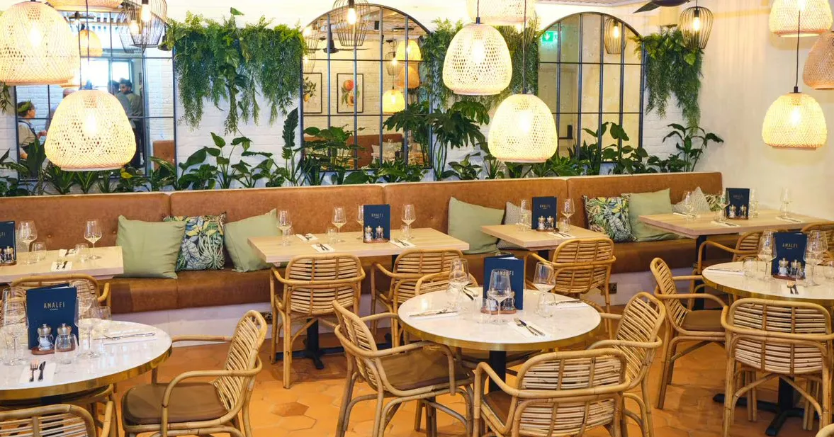 Interior of Amalfi Ristorante