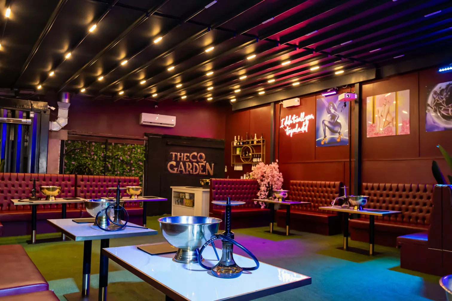 Interior of CQ Lounge