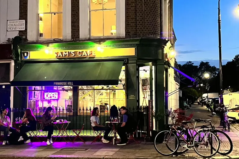 Interior of Sam's Cafe Primrosehill