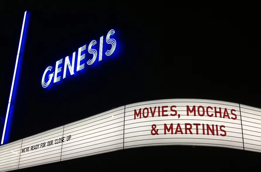 Interior of Genesis Cinema