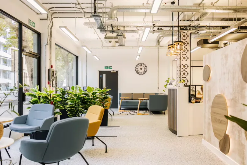 Interior of Boutique Workplace Gray's Inn Road