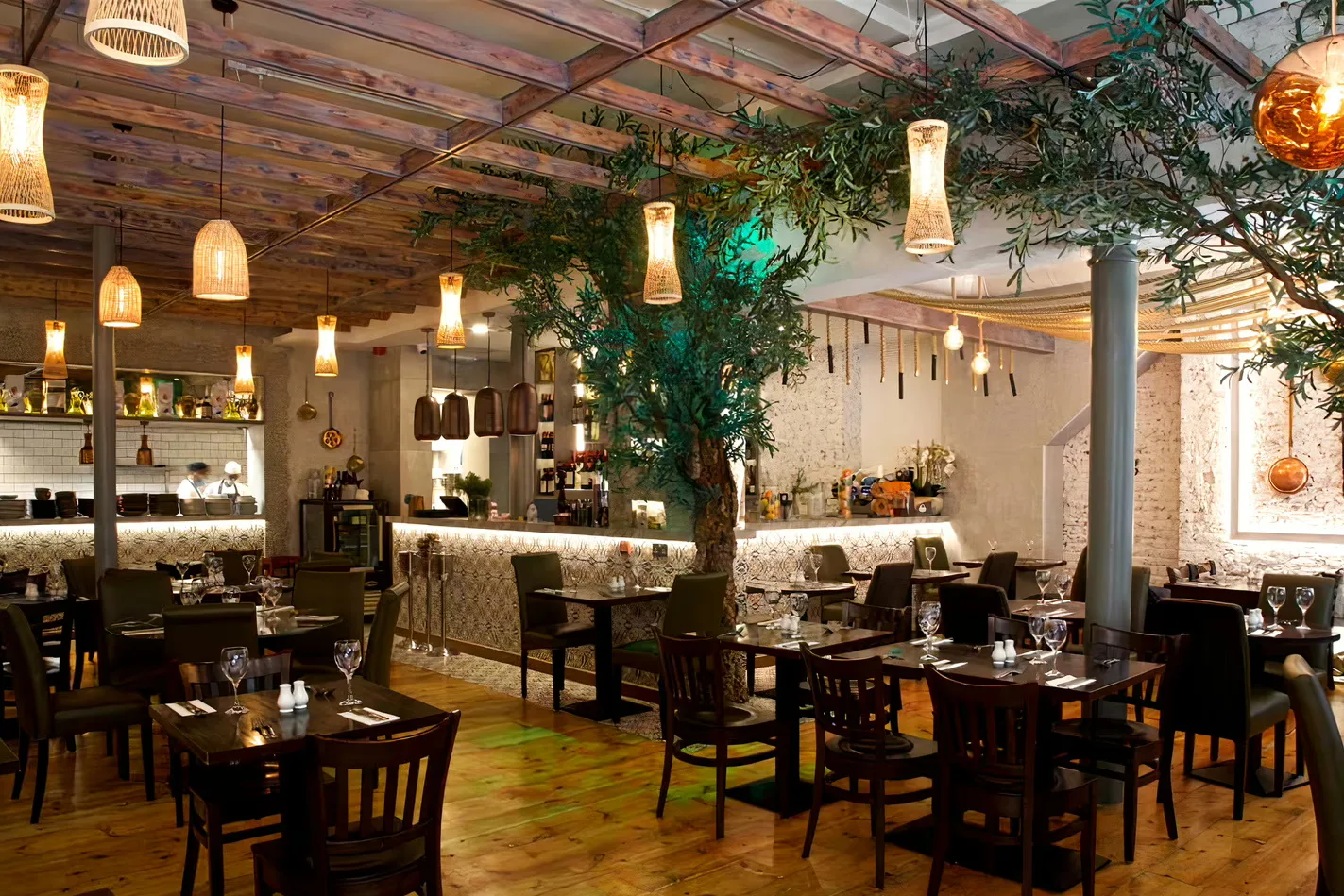 Interior of L'ulivo Charing Cross - Italian Restaurant