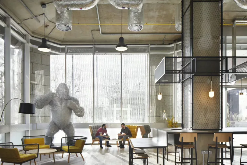 Interior of Huddle