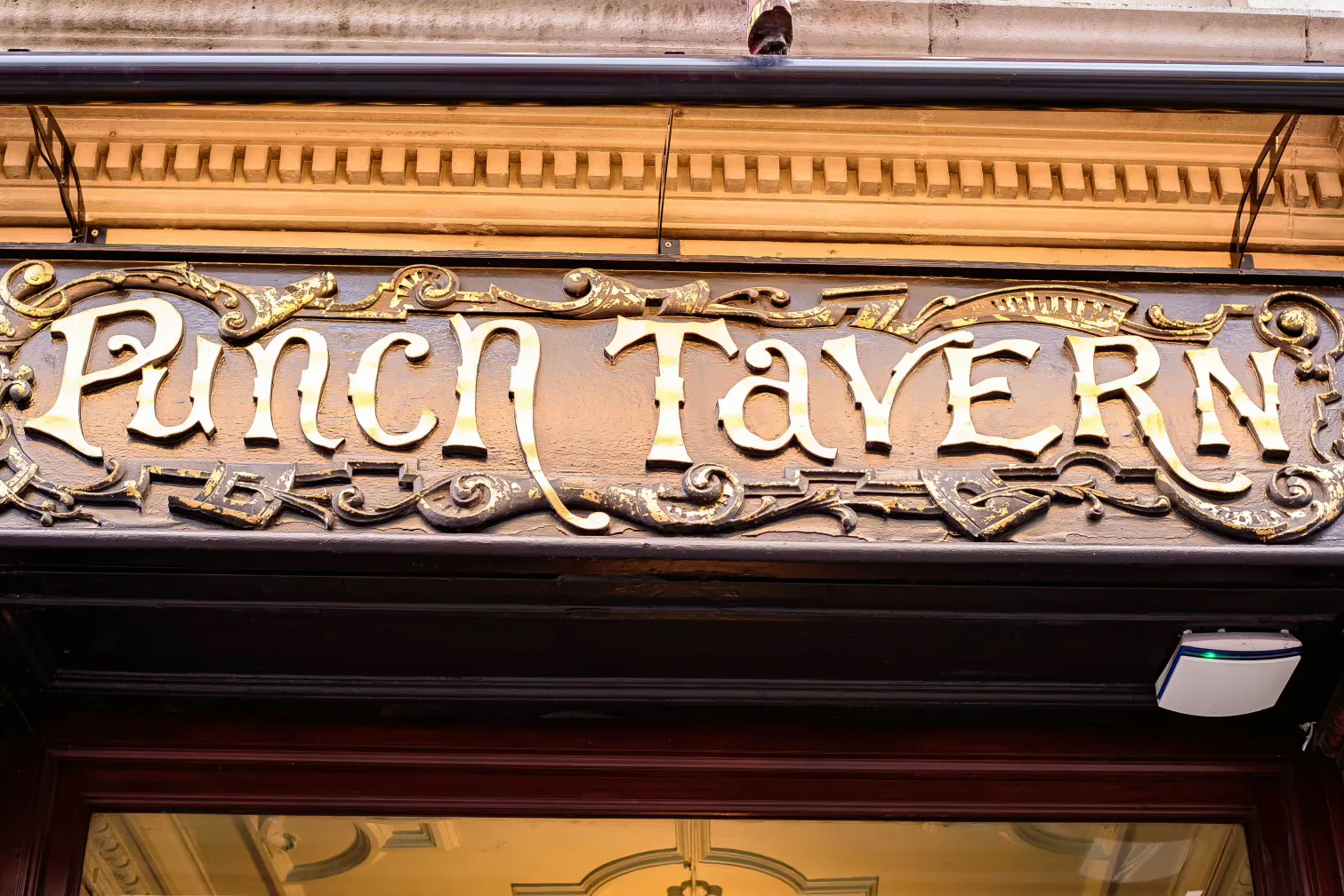 Interior of The Punch Tavern