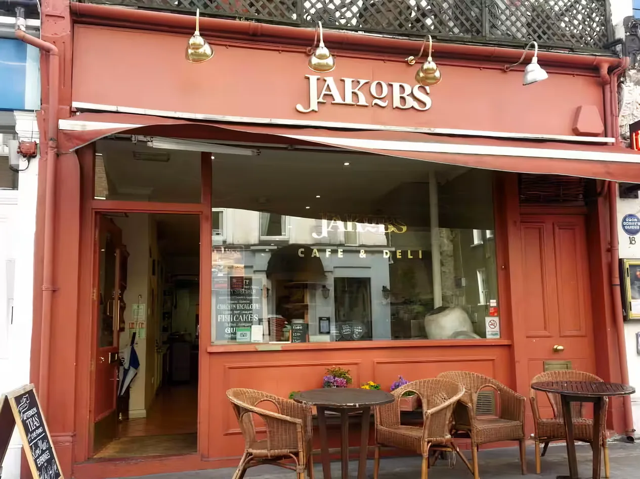 Interior of Jakobs Cafe