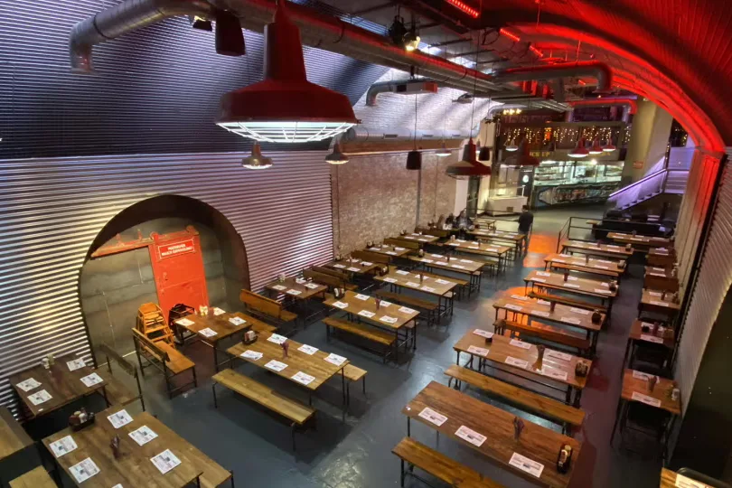 Interior of Mamuska! Restaurant and Bar