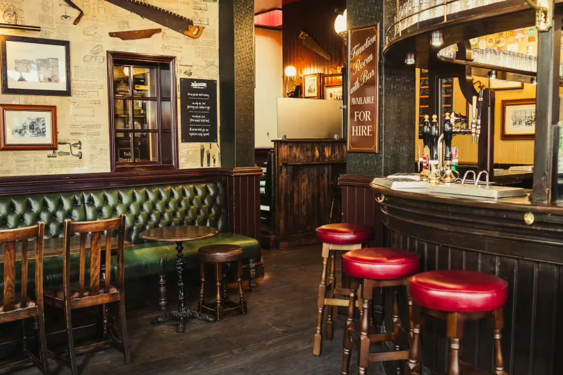 Interior of The Carpenters Arms