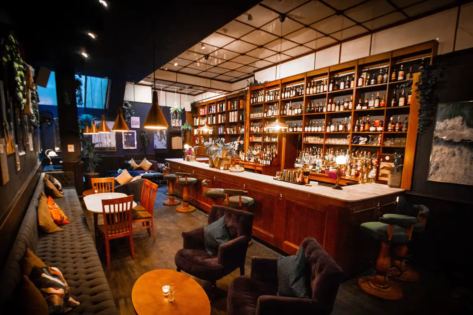 Interior of Black Parrot Bar