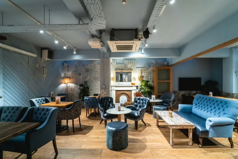 Downstairs Lounge at Megan's on the High Street