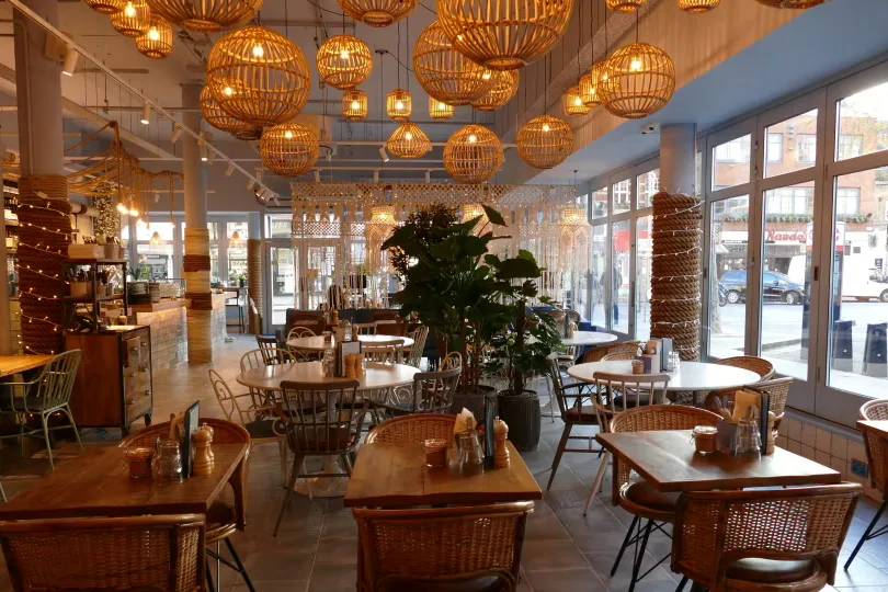 Interior of Megan's on the High Street