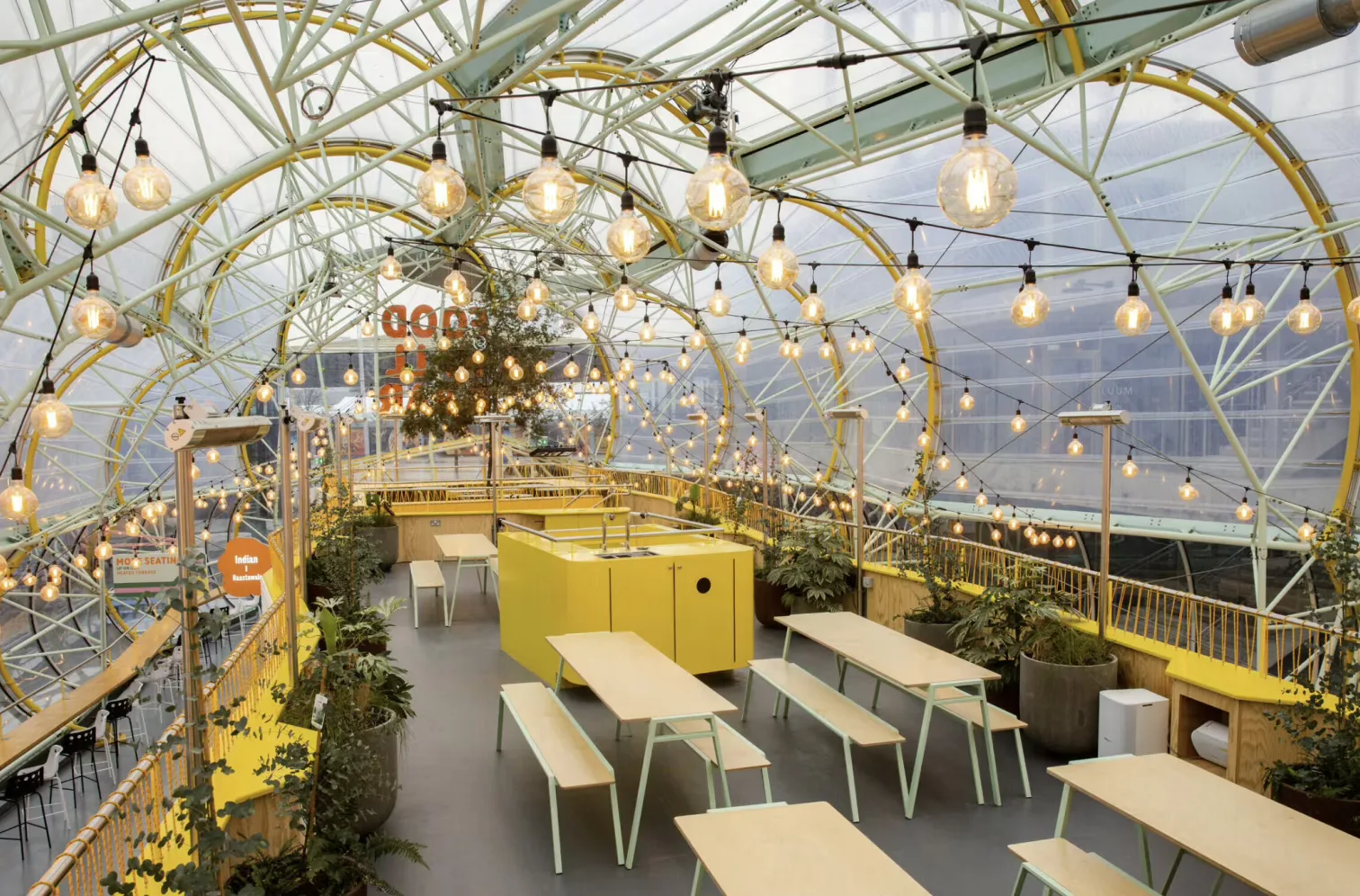 Interior of Canteen Food Hall & Bar