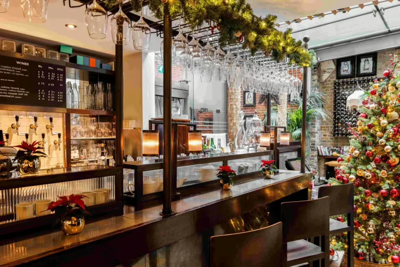 Interior of Galvin Bistrot & Bar