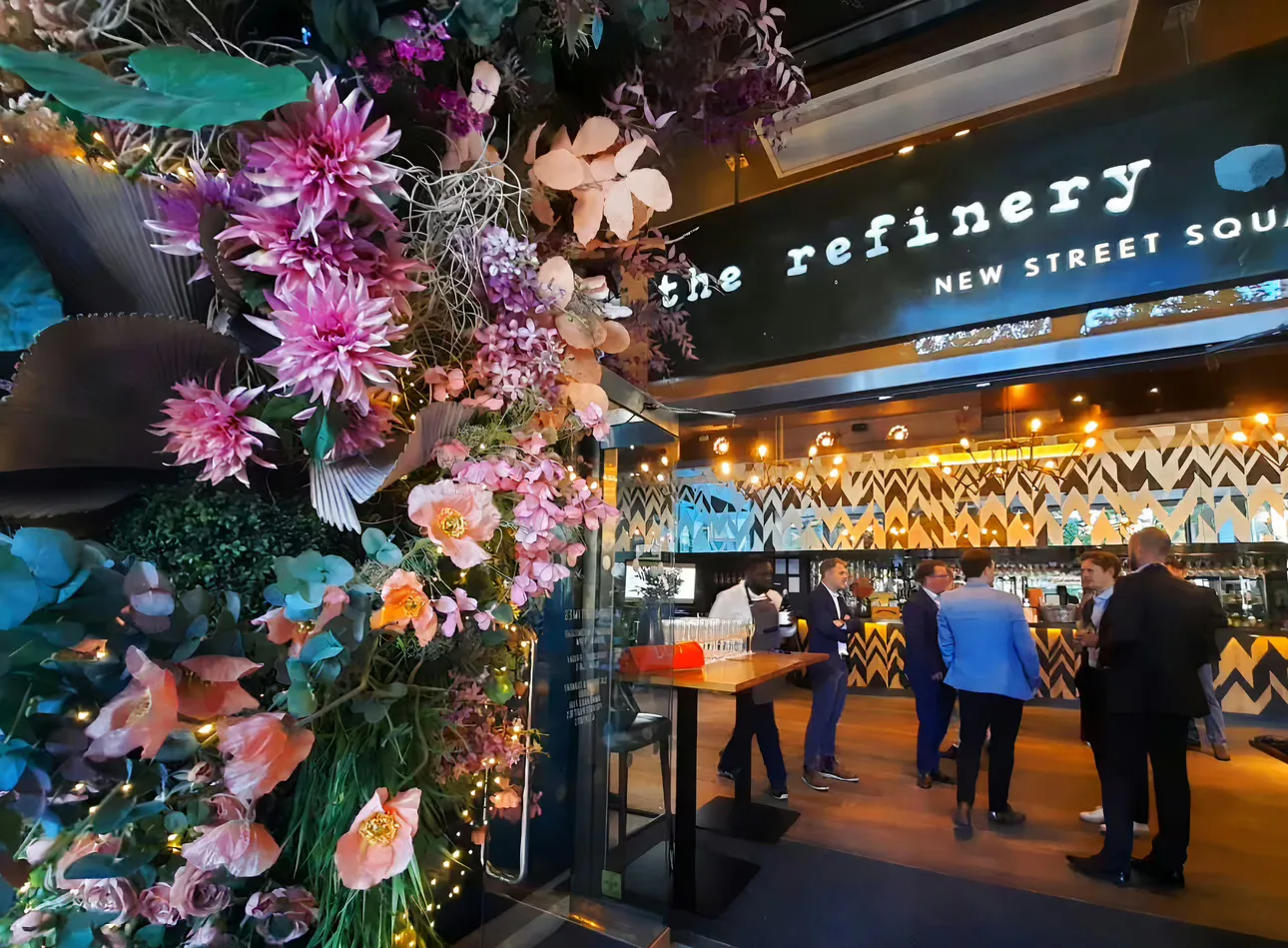 Interior of The Refinery New Street Square