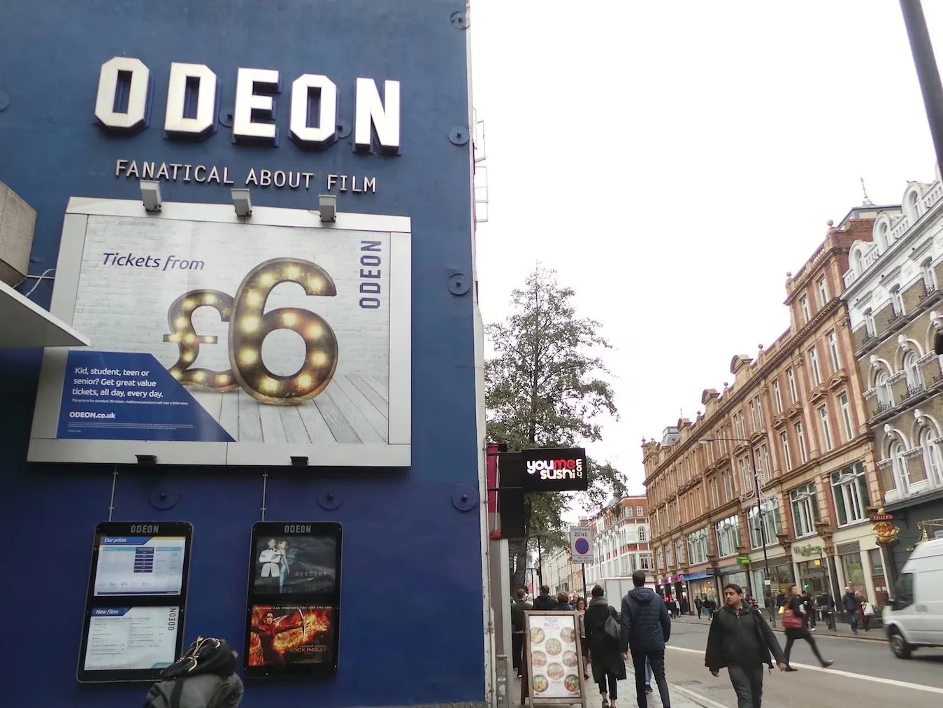Interior of ODEON Tottenham Court Rd