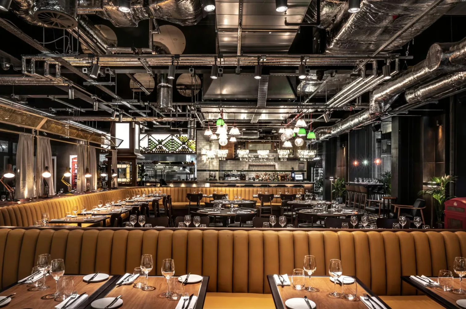 Interior of Bread Street Kitchen, Battersea