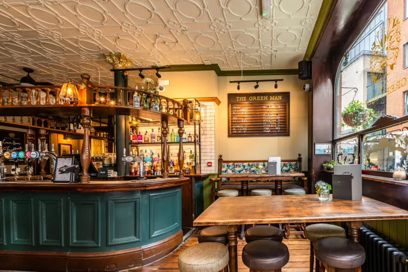 Interior of The Green Man
