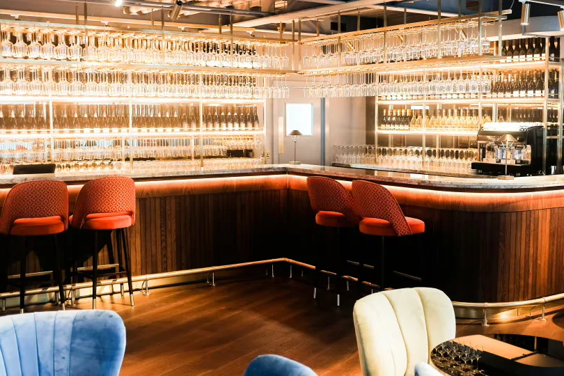 Interior of Prosecco House