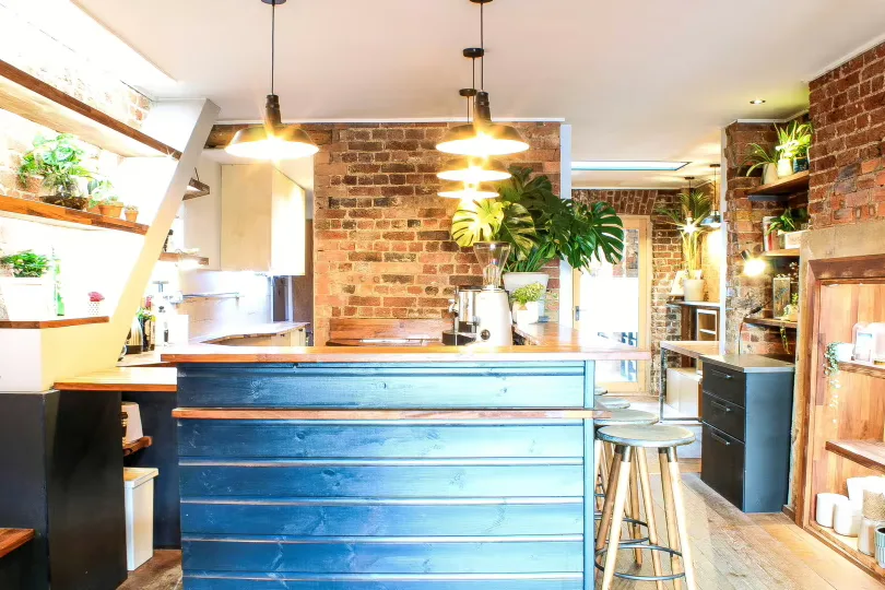 Interior of The Travel Cafe Holloway