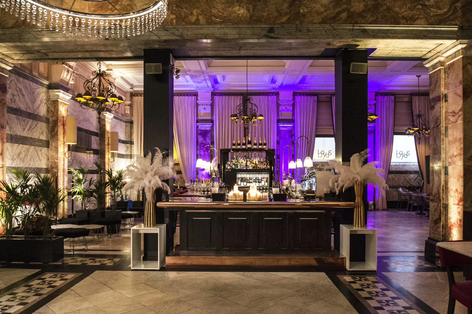 Interior of Boyds Grill & Wine Bar