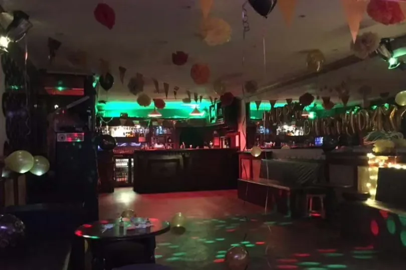 Interior of Moustache Bar Dalston