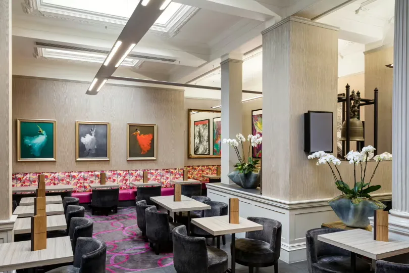 Interior of Radisson Blu Hotel, London Euston Square