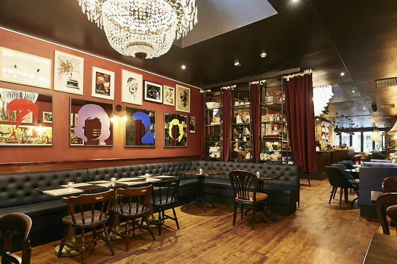 Interior of Little Bat Bar & Kitchen