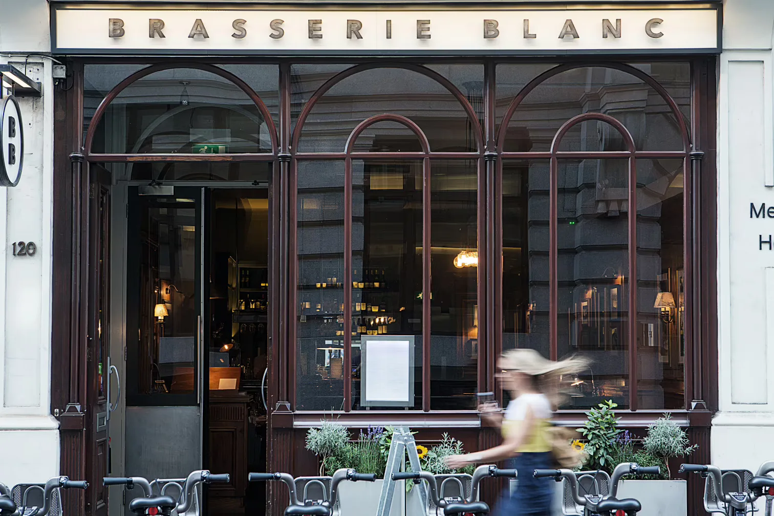 Interior of Brasserie Blanc Chancery Lane