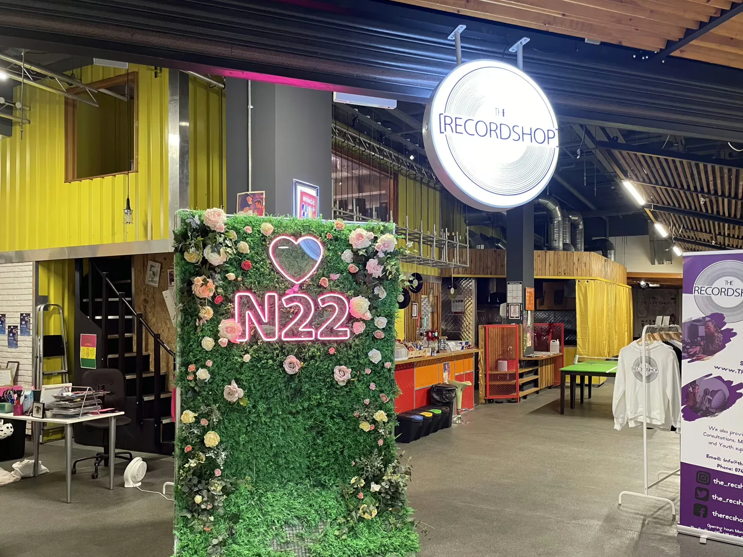 Interior of The RecordShop