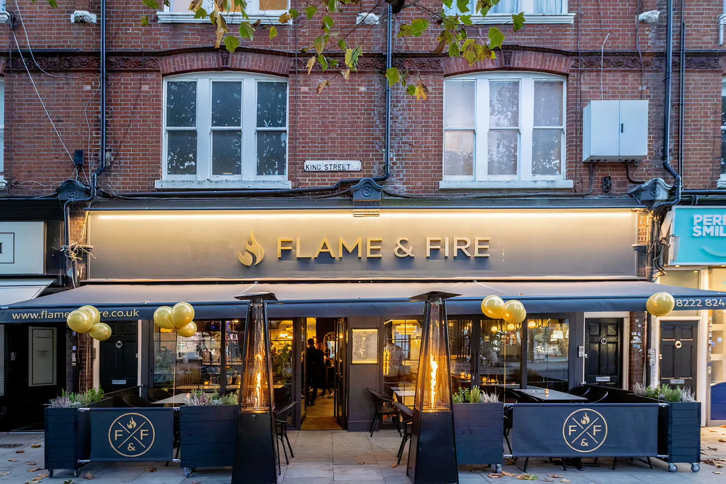 Interior of Flame & Fire - Hammersmith