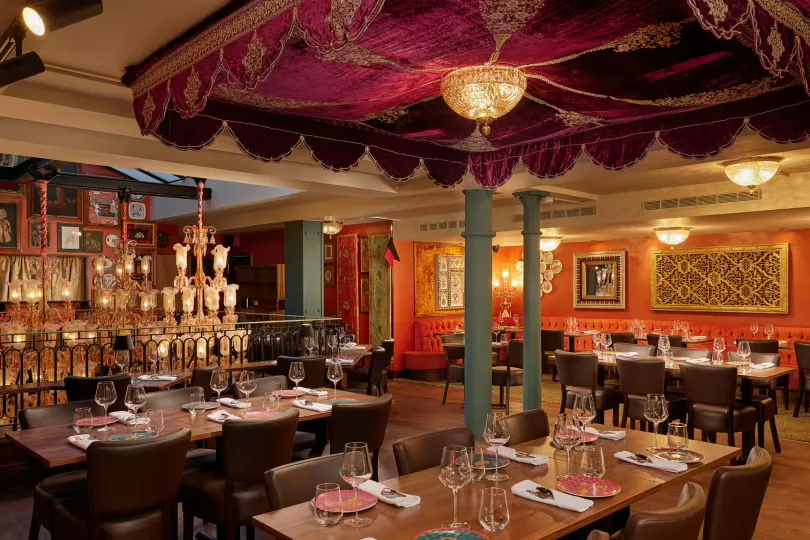 Interior of Colonel Saab Trafalgar Square