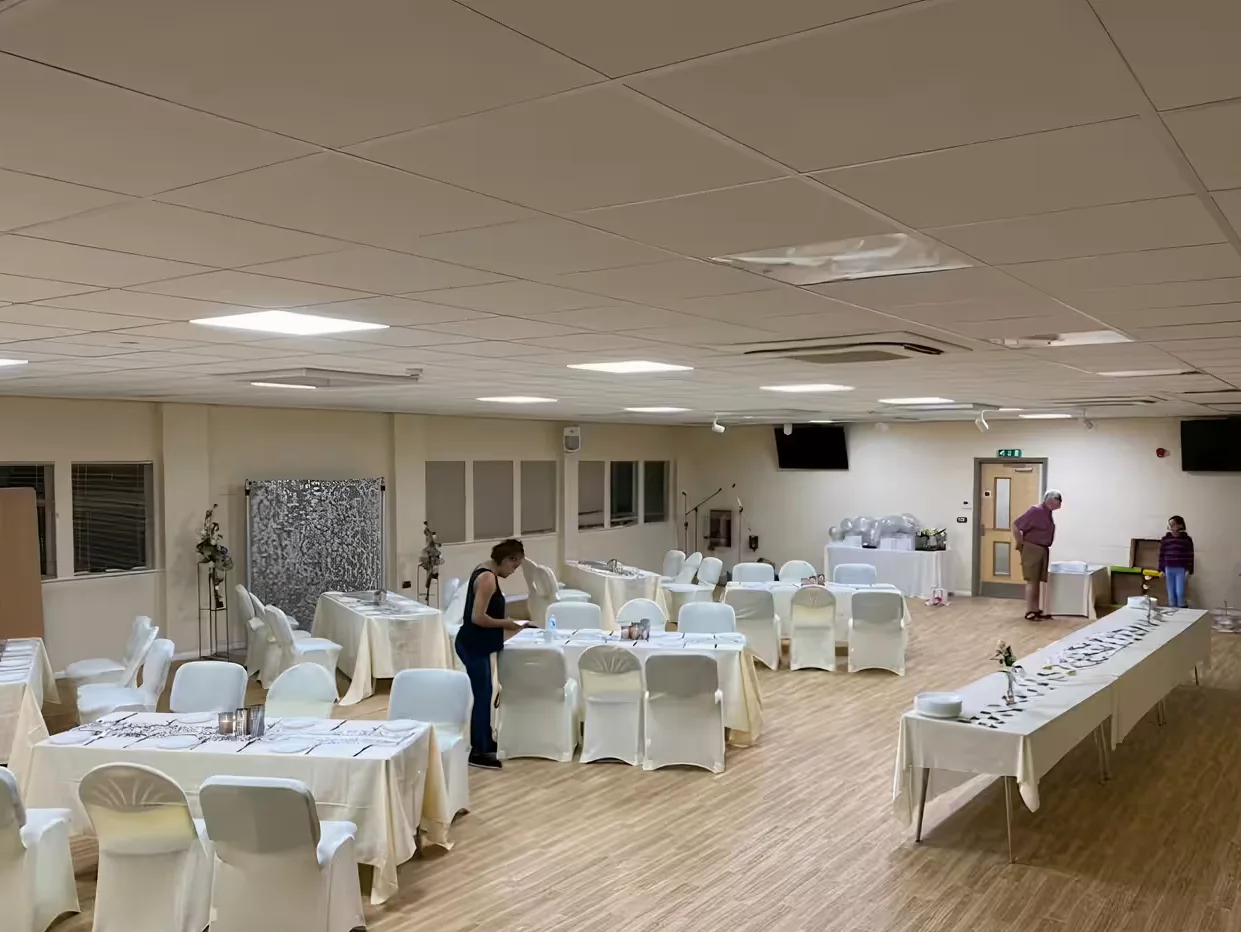 Interior of Newns Building Event Hall