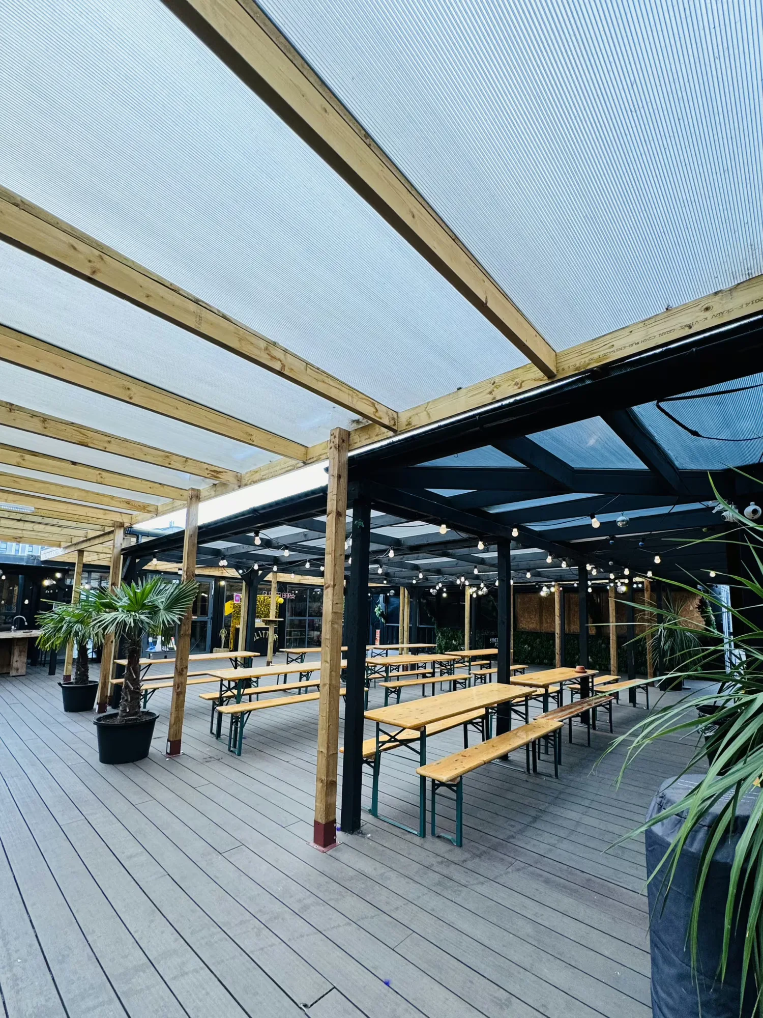 Interior of Snoozebox Hotel