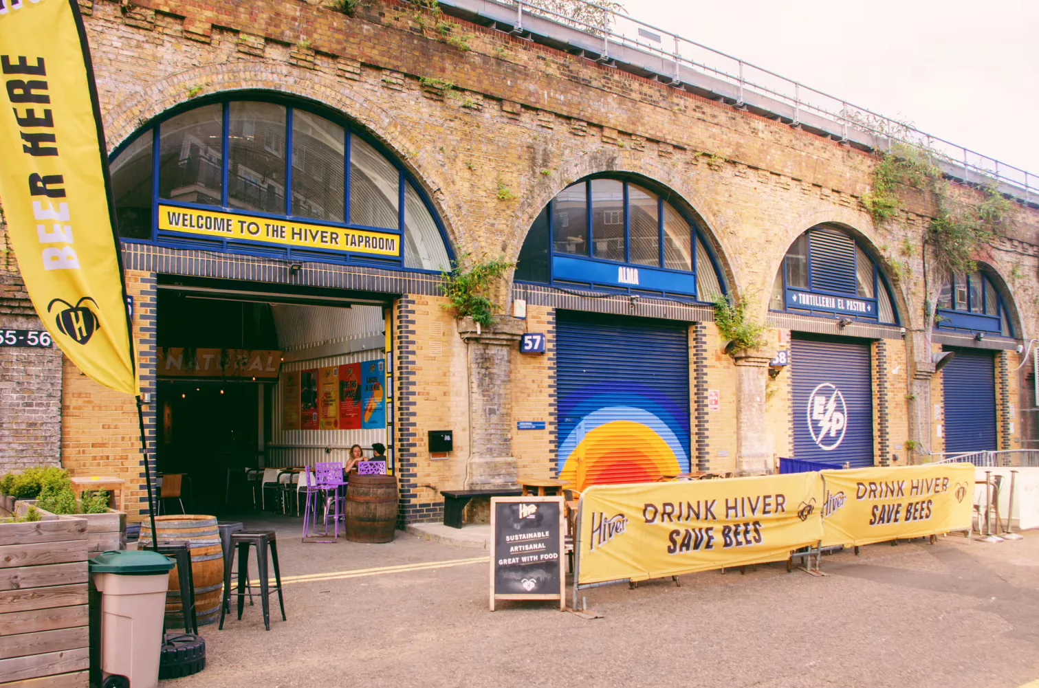 Interior of Hiver Taproom