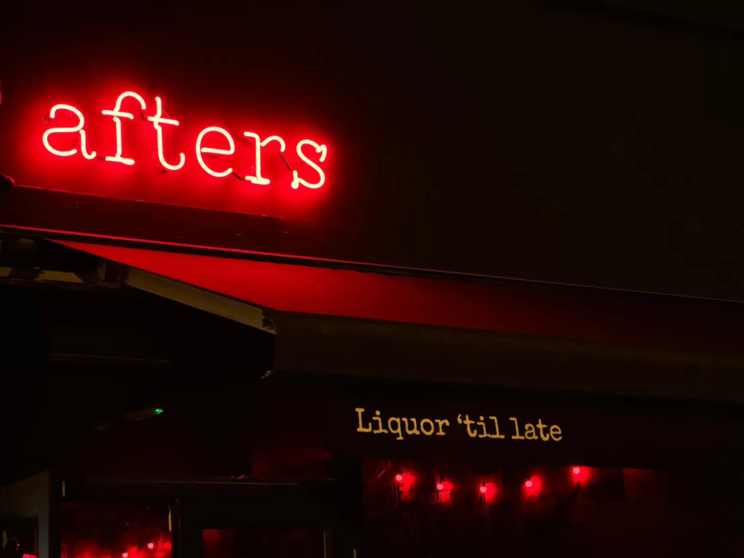 Interior of Afters Clapham