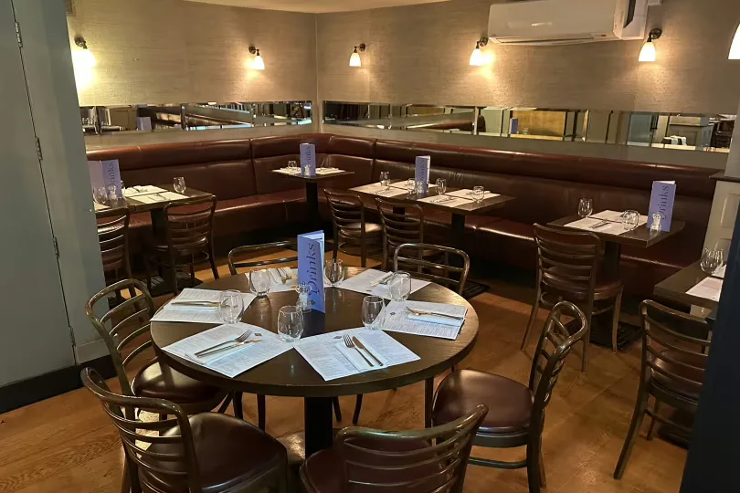 Semi Private Area at Côte Brasserie Kensington