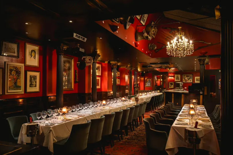 Interior of Boisdale of Belgravia