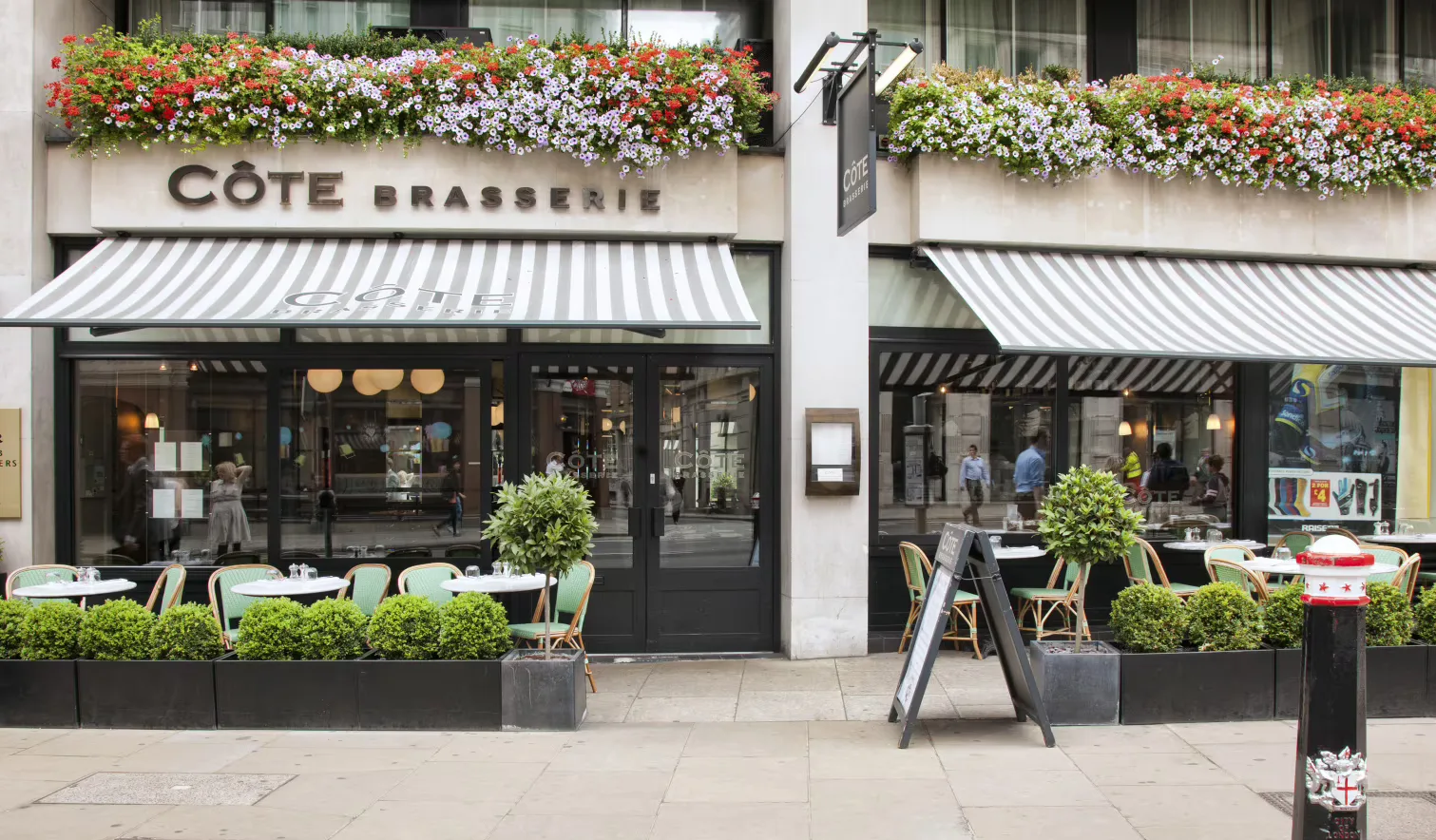 Interior of Côte Brasserie St Paul's