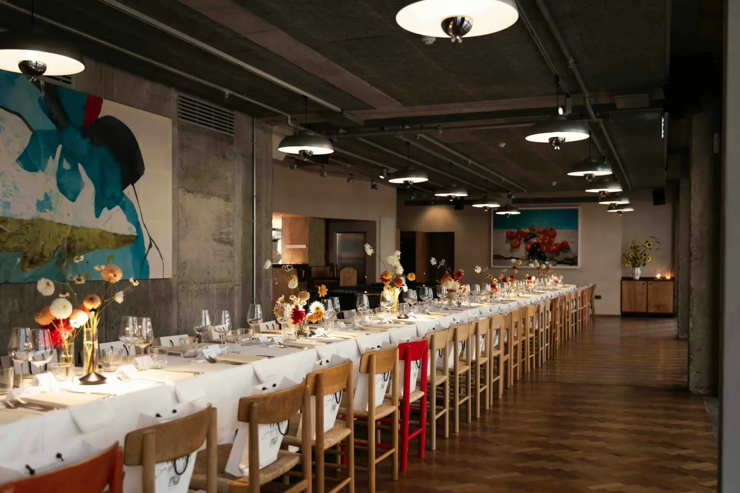 Interior of Toklas Restaurant
