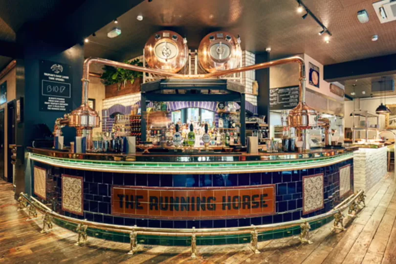 Interior of The Running Horse