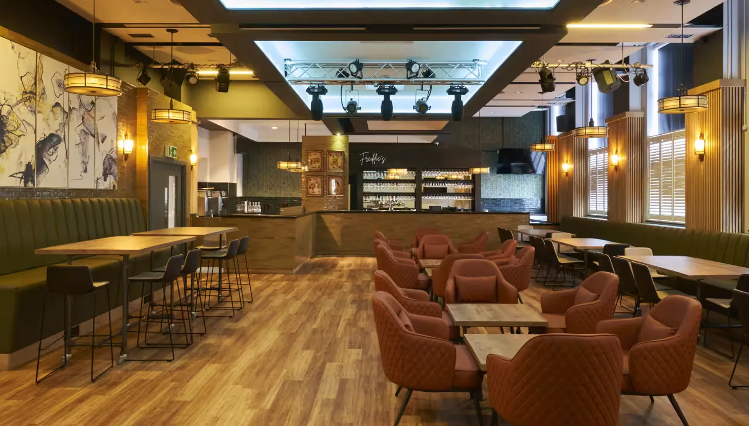 Interior of Freddie's