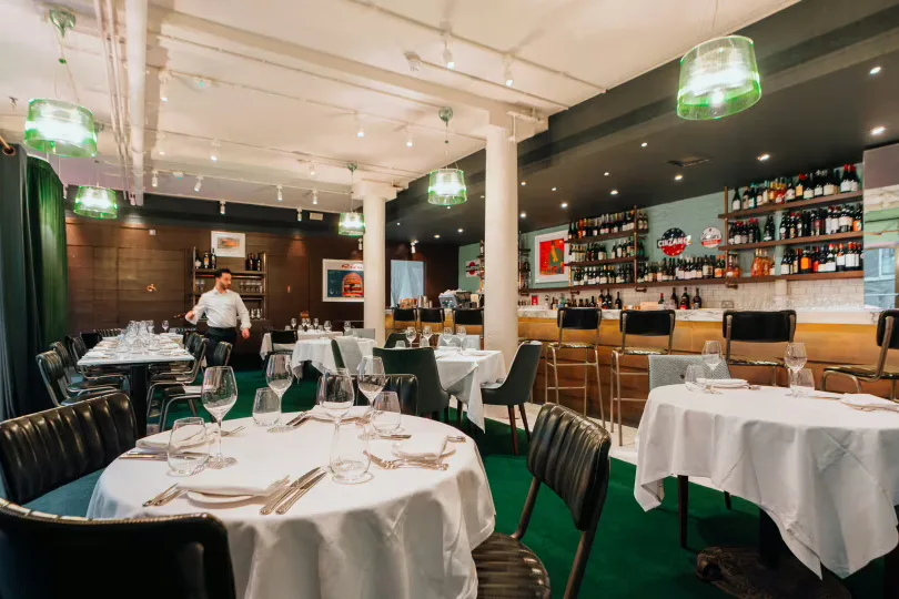 Interior of Sartoria Liverpool Street
