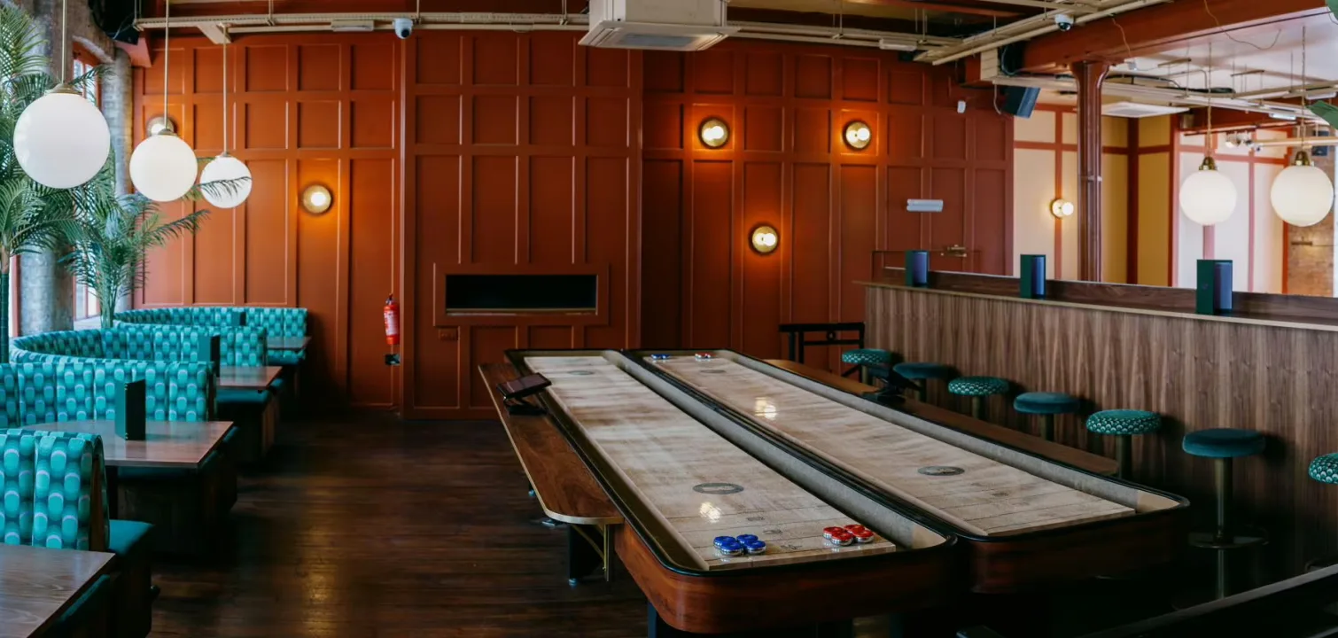 Interior of Shuffle Club