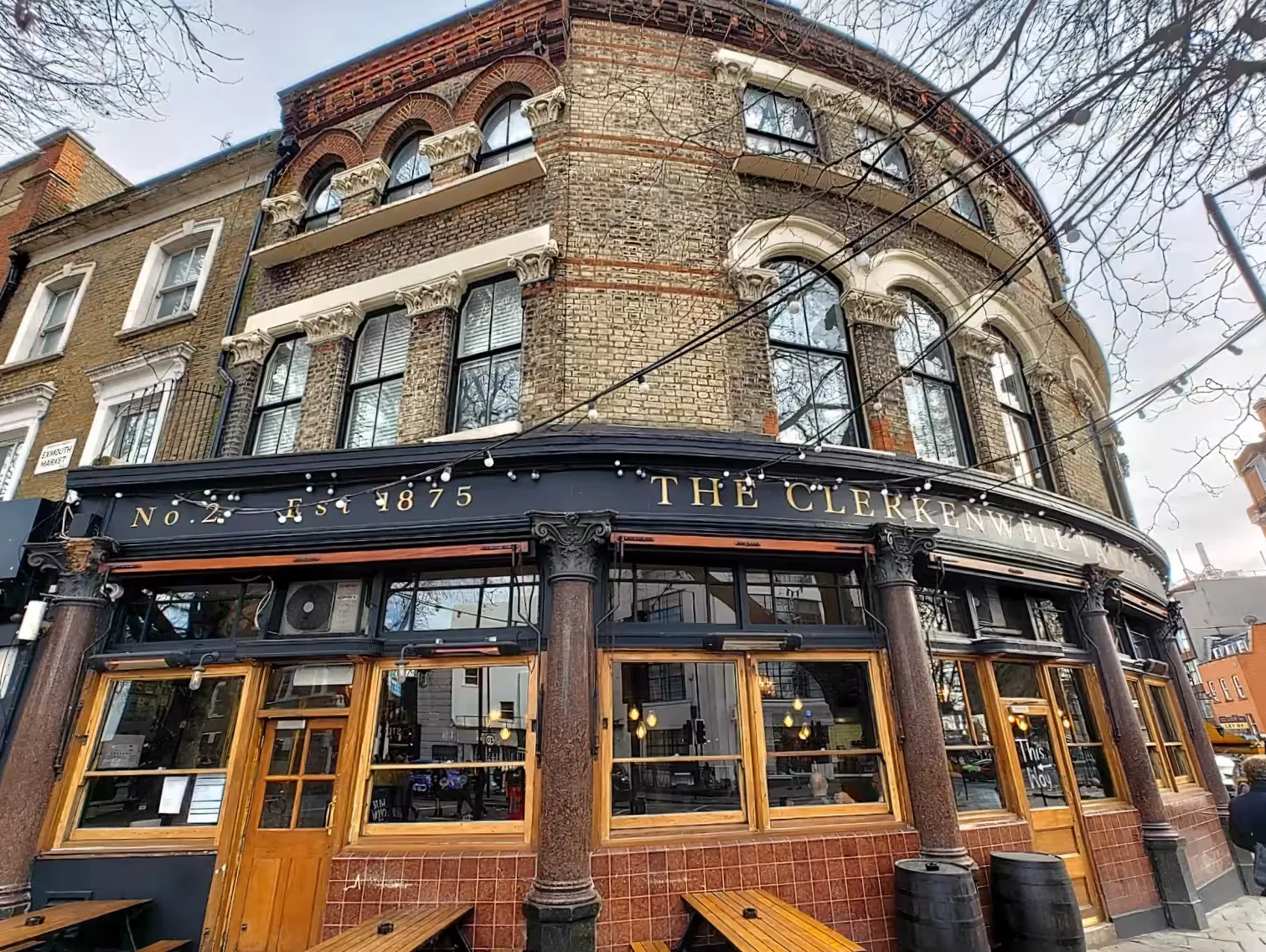 Interior of The Clerkenwell Tavern