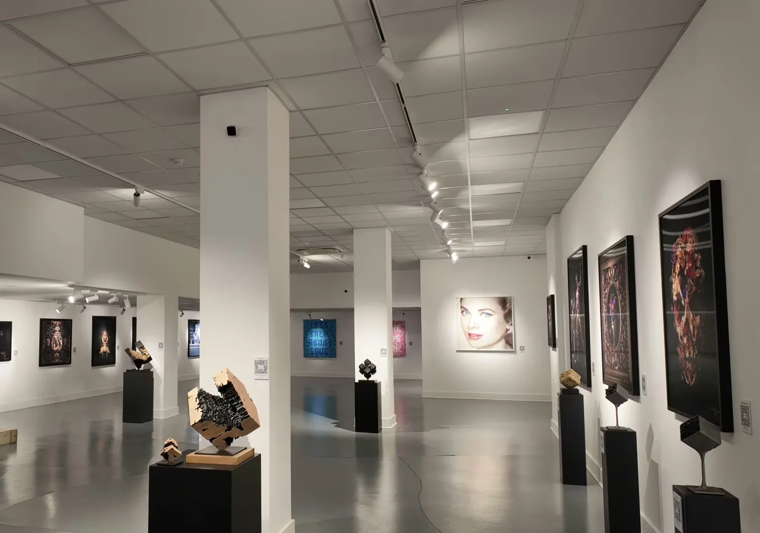 Interior of Miart Gallery London