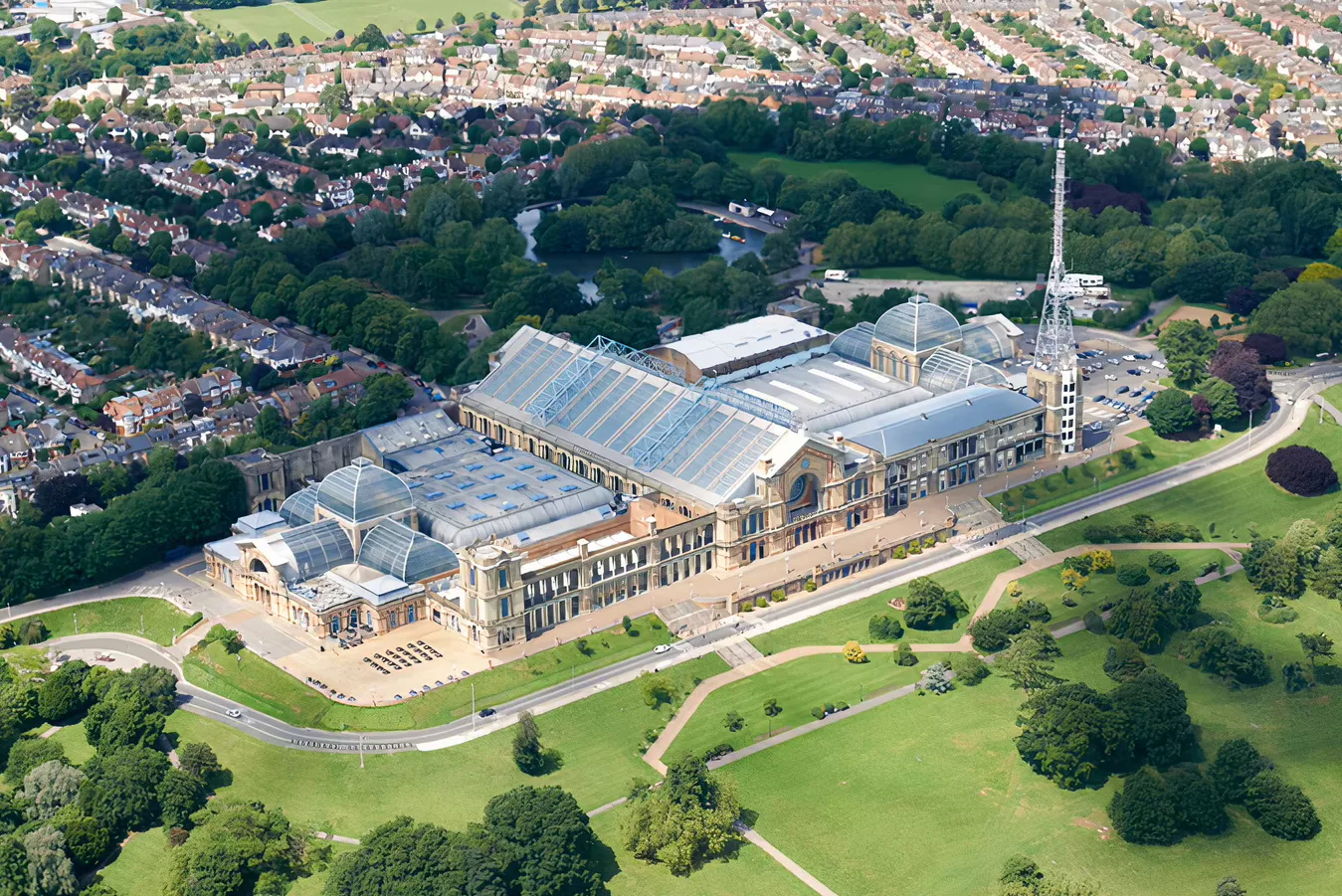 Interior of Alexandra Palace