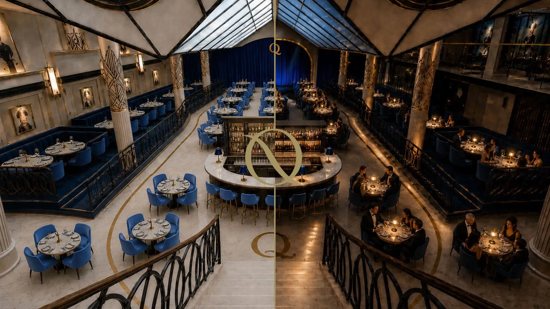 Interior of Quaglino's