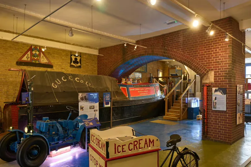 Interior of London Canal Museum