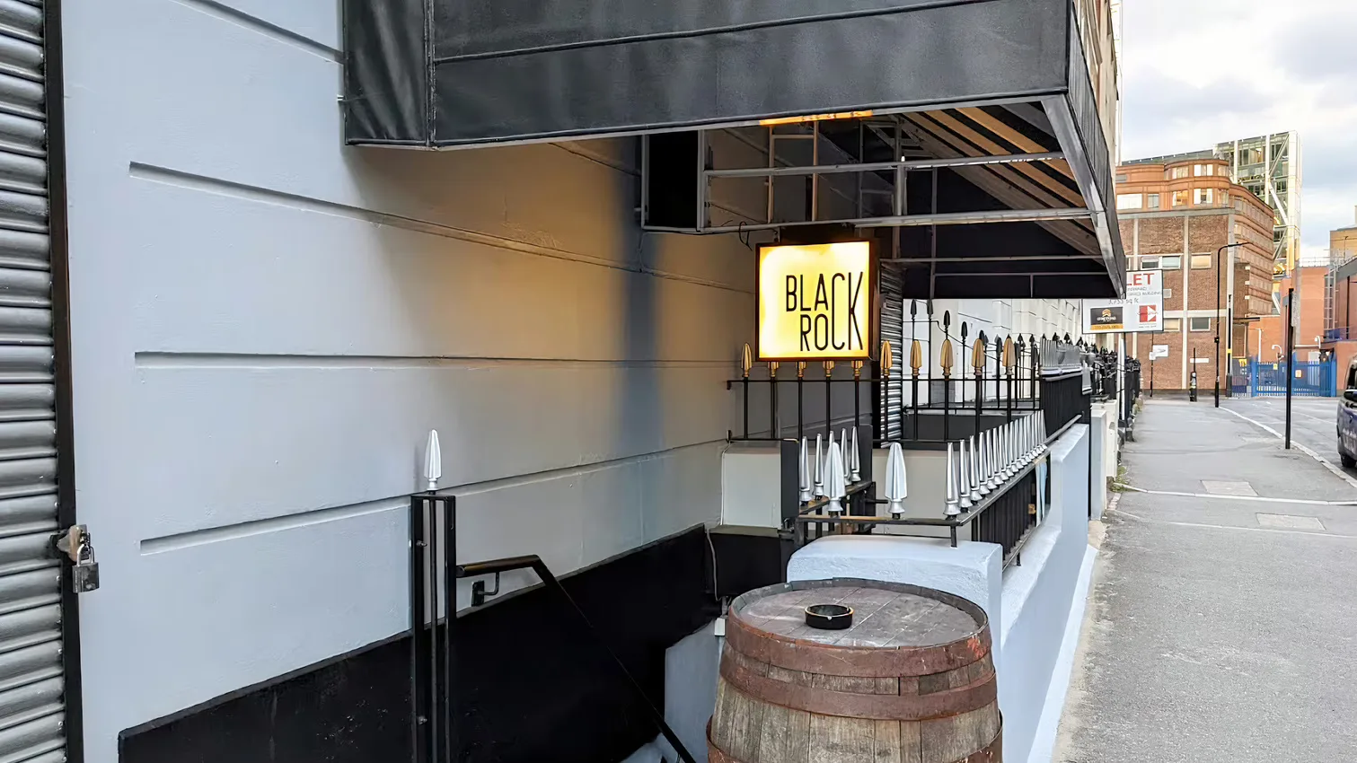 Interior of Black Rock Bar