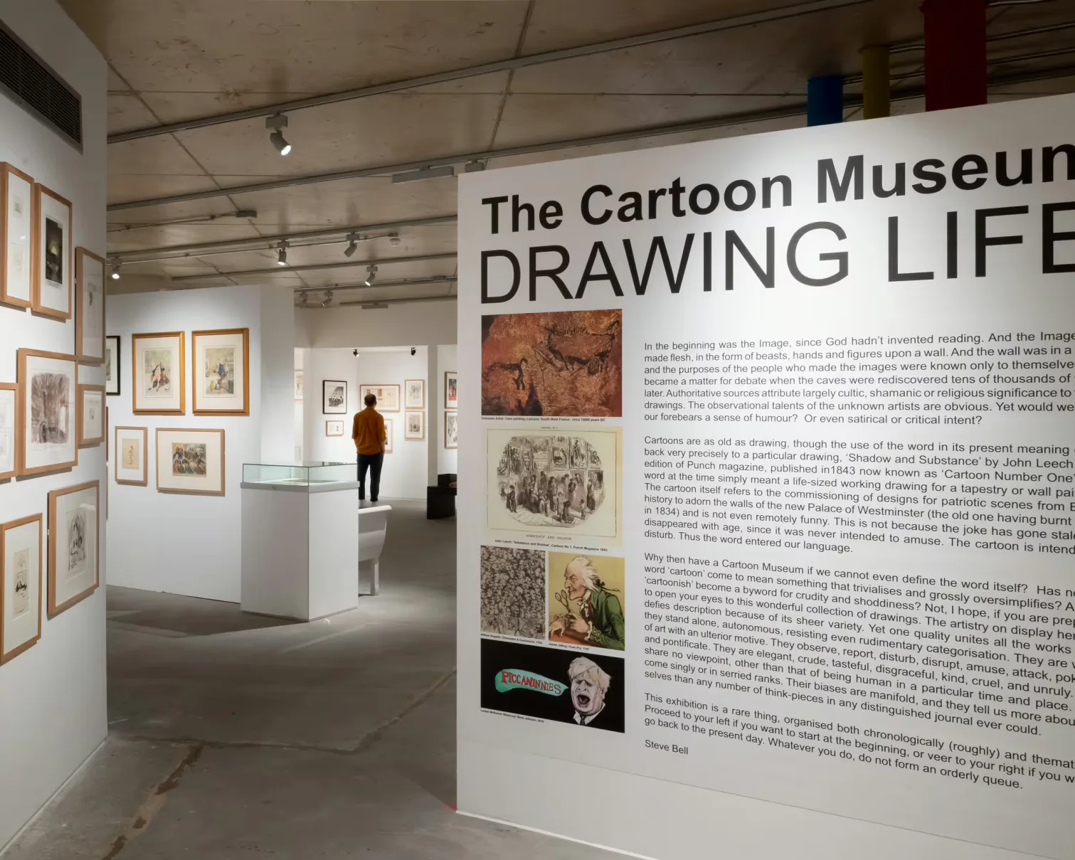 Interior of The Cartoon Museum