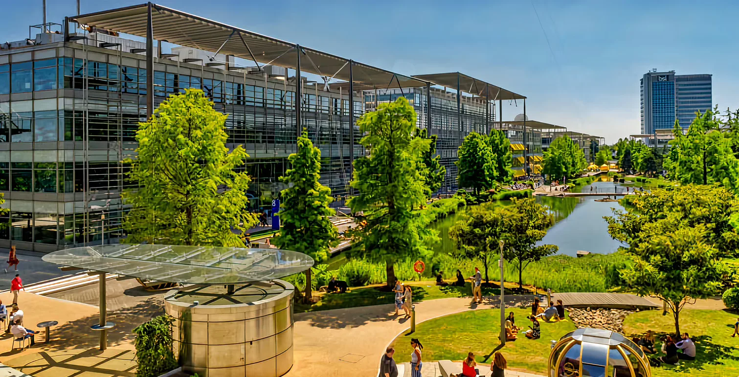 Interior of Venture X Chiswick Park